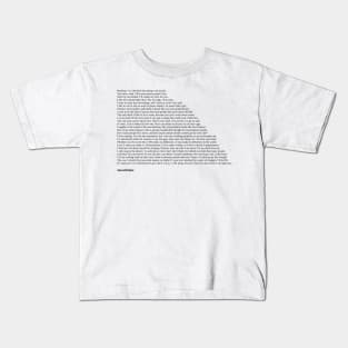 Jarod Kintz Quotes Kids T-Shirt